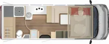 Grundriss Tag Bürstner Lyseo Gallery TD 689 G AHK|SHZ|NAVI|LED|Dachklim