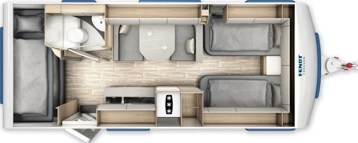 Grundriss Tag Fendt Bianco Activ 550 KMG Modell 2026