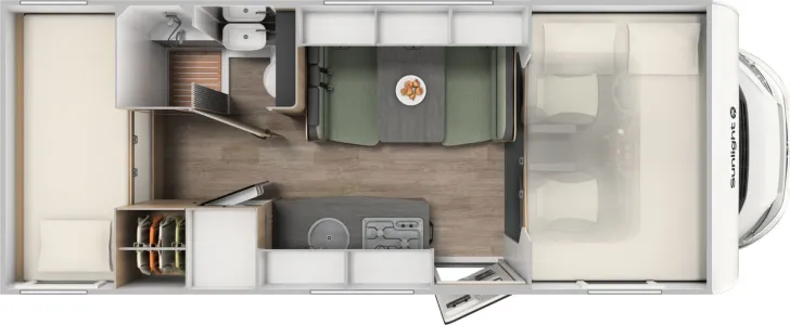 Grundriss Tag Sunlight A 68 *Markise*SAT*NAVI*RFK*