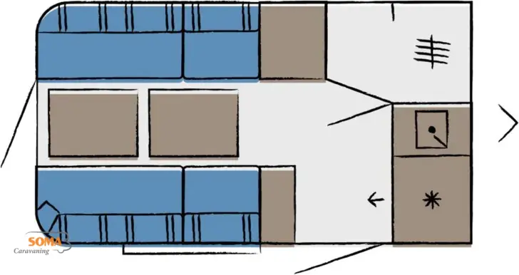 Grundriss Tag Hobby Beachy 360