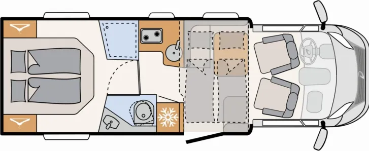 Fahrzeugbild Dethleffs Just Camp Active T 7052 DBM *Einsteigen und Los* #2