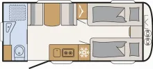 Grundriss Tag Dethleffs Nomad 490 EST MODELL 2026 !!!