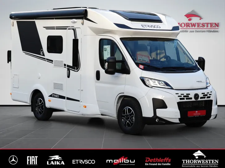 Fahrzeugbild Etrusco T 5900 FB 8-Gang Fahrradträger SOLAR NAVI KAMERA #1