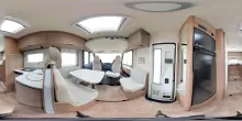 360° Innenansicht Carado I 447 Pro+ Automatik, 4.400 kg, Solar, Sat, TV