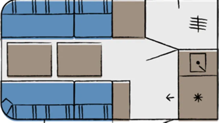Grundriss Tag Hobby Beachy 360 Modell 2026