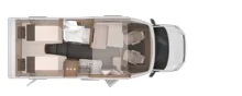 Grundriss Tag Knaus VAN WAVE 640 MEG VANSATION *TraumMobill*Ersparnis 21.551€