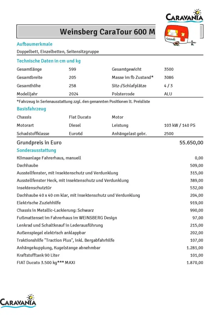Fahrzeugbild Weinsberg CaraTour 600 ME mit EBIKE Träger #17