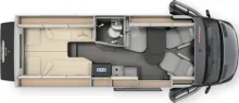 Grundriss Tag Malibu Genius 641 LE Mercedes