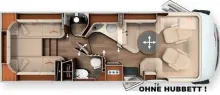 Grundriss Tag Carthago chic e-line I 50 LE Fiat