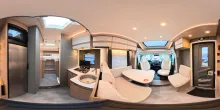 360° Innenansicht Dethleffs Just Camp Active T 7052 EB Automatik Hubbett ACC