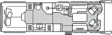 Grundriss Tag Morelo Palace 90 LS - stark reduziert
