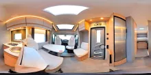 360° Innenansicht Dethleffs Just Camp Active T 7052 DBM Automatik, Gästebett