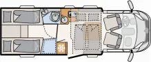 Grundriss Tag Dethleffs Just Camp T 7052 EBL