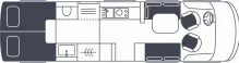 Grundriss Tag Niesmann + Bischoff Flair 920 Verfügbar ab April 2026