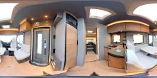 360° Innenansicht Dethleffs Trend Active I 7057 EB Backofen, Chassispaket