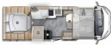 Grundriss Tag Eura Mobil Integra Line GT IL 726 QF Verfügbar ab06/2026/170PS/Autom/Backofen/Dunstabzug/Mondial-Plus-Paket