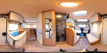 360° Innenansicht Carado V 347 Pro+ Automatik, Solar, LTE, TV