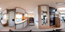 360° Innenansicht Carado V 347 Pro+ Automatik, Solar, LTE, TV