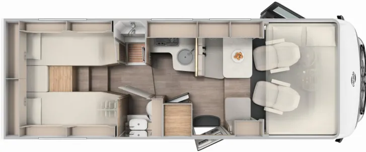 Fahrzeugbild Carado I 447 Solar, Navi mit RFK, Markise #2