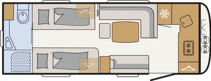 Grundriss Tag Dethleffs Beduin Scandinavia 550 BET 5.000 EUR Vorteil!