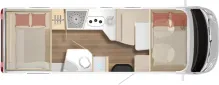 Grundriss Tag Bürstner Lyseo TD 744 AUTOMATIK|MARKISE|SAT-TV|COMBI 6E