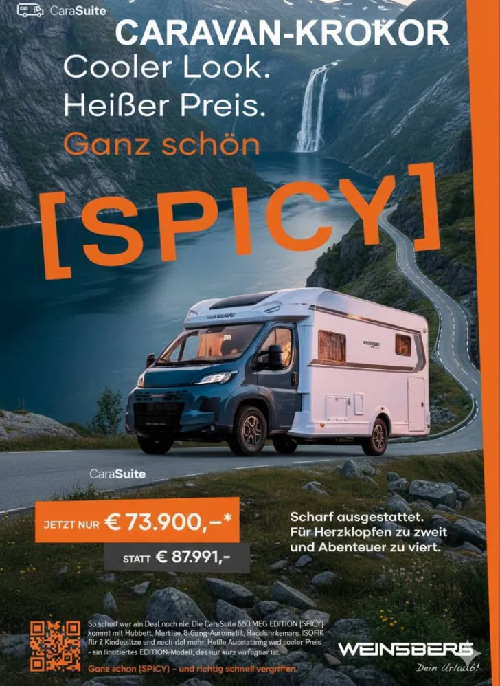 Fahrzeugbild Weinsberg CaraSuite 650 MEG EDITION SPICY #10
