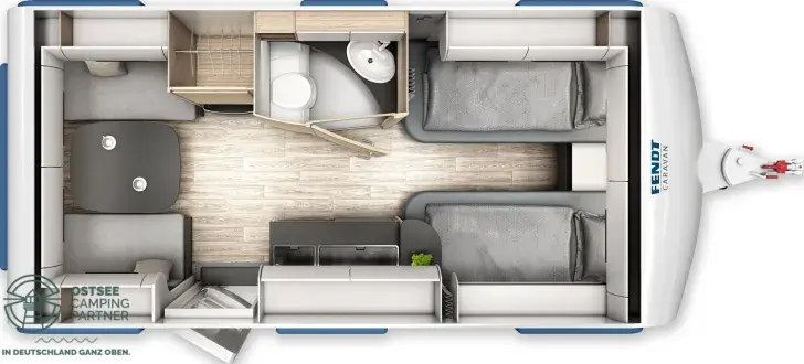 Grundriss Tag Fendt Apero 465 TG 2026