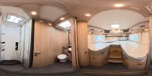 360° Innenansicht Malibu I 470 RB LE K comfort Mercedes 26 32" DISTRONIC