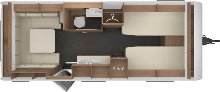 Grundriss Tag Tabbert Senara 620 DMK 2.5 UVP: 44.451,- EUR