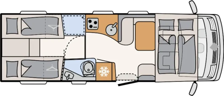 Fahrzeugbild Dethleffs Esprit I 7150-2 EB #5