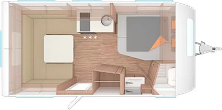 Grundriss Tag Weinsberg CaraCito 450 FU
