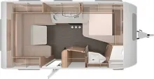 Grundriss Tag Knaus Südwind BLACK SELECTION 450 FU