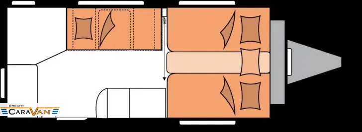 Grundriss Nacht Hobby Excellent 460 SL