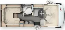 Grundriss Tag Malibu I 430 KB LE Preishammer! Fiat lightweight