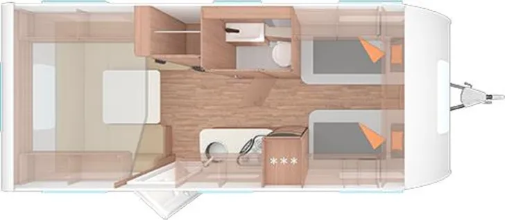 Grundriss Tag Weinsberg CaraOne 540 EUH