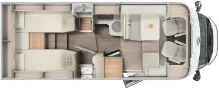 Grundriss Tag Carado T 447 Pro+ Alle Pakete/Combi 64