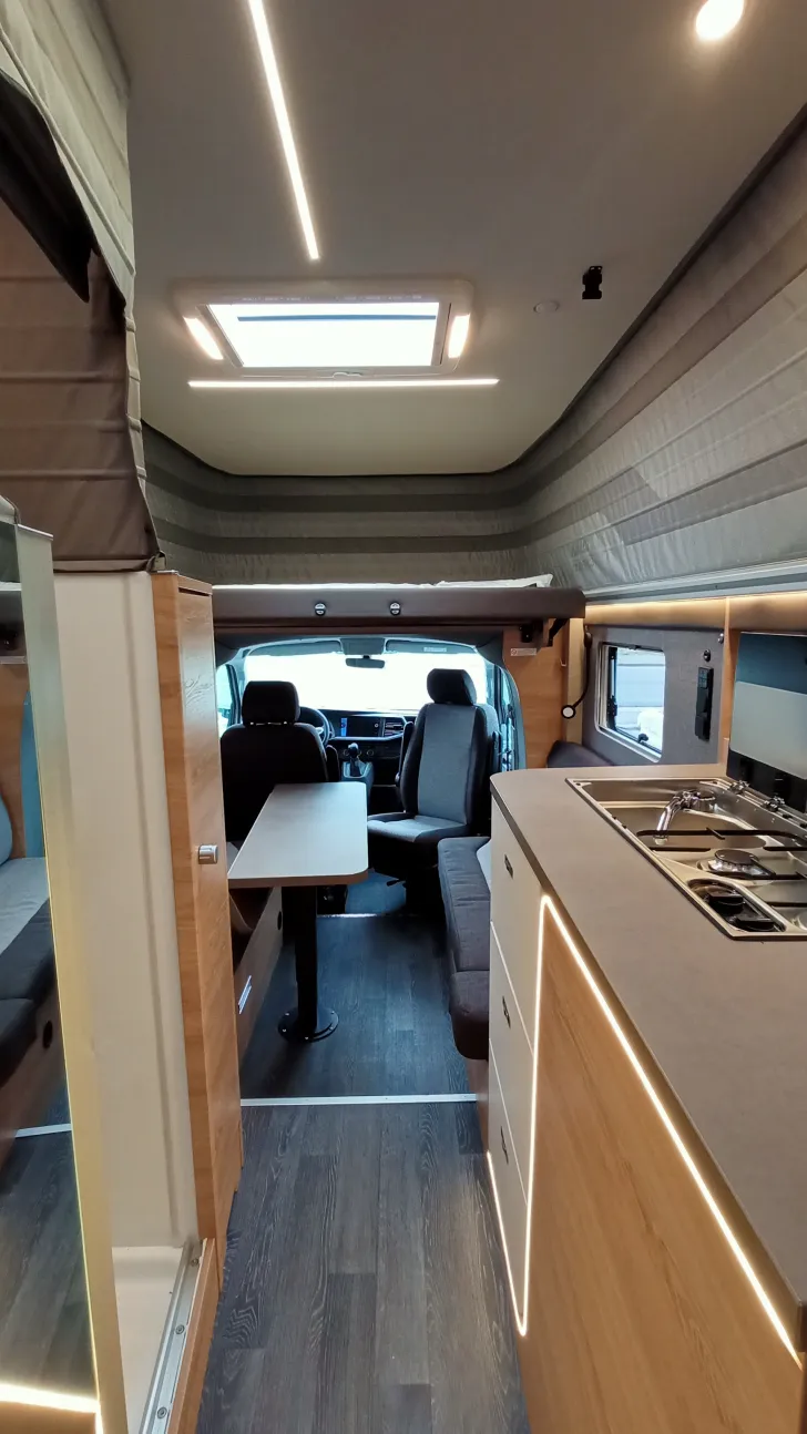 Sicht hinten-vorne Knaus Tourer CUV 500 LT CUVISION Autom.*Assistenzsys*3,5*