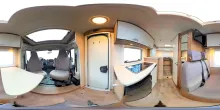 360° Innenansicht Carado V 337 Pro+ Automatik, Solar, LTE, TV-Paket