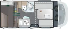 Grundriss Tag Challenger Teilintegriert S Sport Edition S294 Arctic 2026