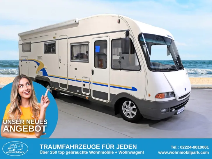 Fahrzeugbild Eura Mobil I 810 EB/Einzelbetten/Garage/Klima/Solar/Markise #1