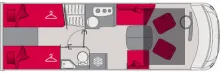 Grundriss Tag Pilote Galaxy G740FGJ Evidence Vollausstattung MJ 26
