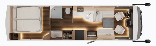 Tagesgrundriss Concorde Carver 900 GI