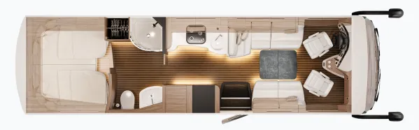 Tagesgrundriss Concorde Charisma 910 LI