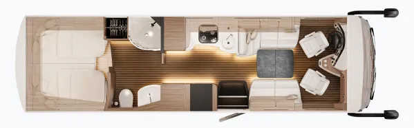 Tagesgrundriss Concorde Charisma 910 LSI