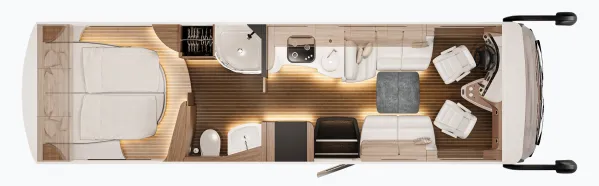 Tagesgrundriss Concorde Charisma 910 MI