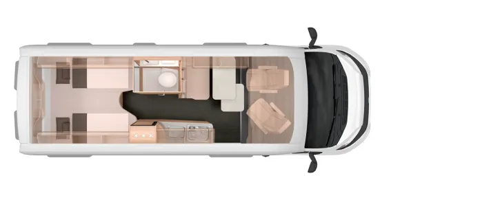 Grundriss Tag Knaus BoxLife Pro 630 FREEWAY 60 Years Care-Drive-Co-Driv. | 4.000 KG
