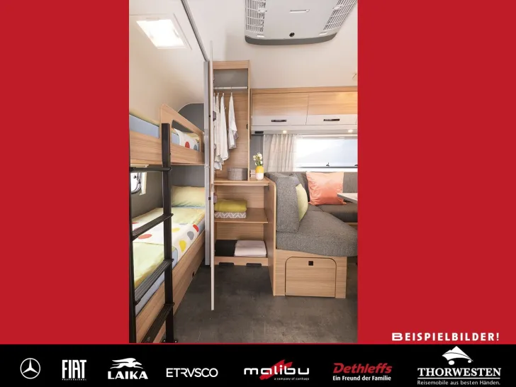 Fahrzeugbild Dethleffs Summer Edition 560 FMK autark 3er Etagenbett #8