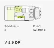 Fahrzeugbild Etrusco V 5.9 DF / Ford / 3.5t / 2 x Complete Selection #6