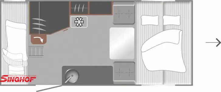 Grundriss Tag LMC e-dero 470 K