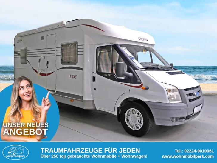 Fahrzeugbild Carado T 345/Festbett/Standklima/Markise/Solaranlage #1